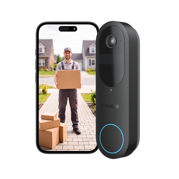 Reolink Video Deurbel D340B | Batterij | 2K | IP65 | WiFi | Wit | Incl. gong LRE00024 - 2