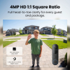 Reolink Video Deurbel D340B | Batterij | 2K | IP65 | WiFi | Wit | Incl. gong LRE00024 - 3