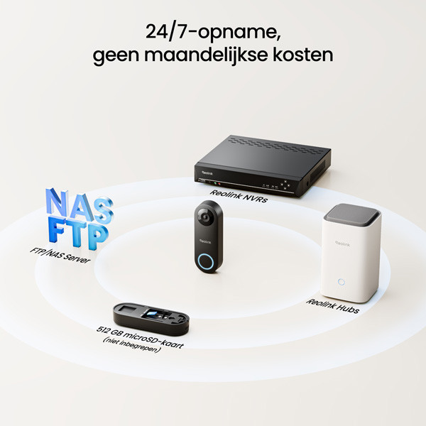 Reolink Video Deurbel D340P | 3K | Incl. gong | Ethernet (PoE) LRE00001 - 8