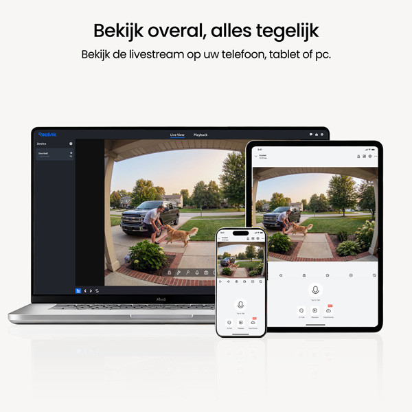 Reolink Video Deurbel D340P | 3K | Incl. gong | Ethernet (PoE) LRE00001 - 9