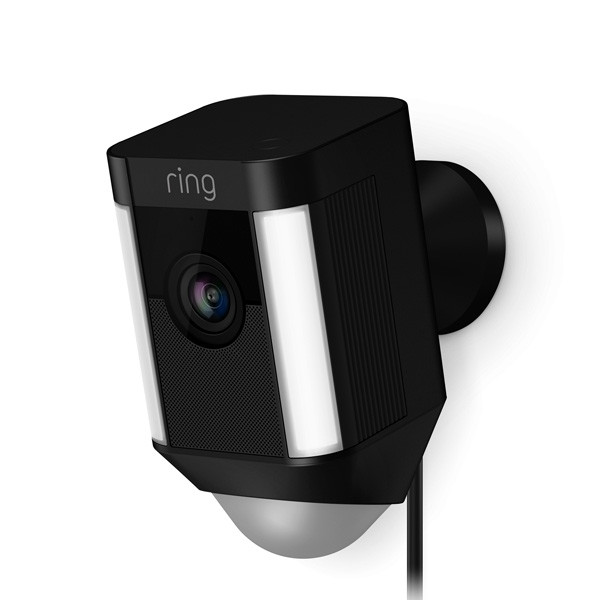 Ring Slimme camera met spotlight en stroomadapter (zwart)  LRI00021 - 1