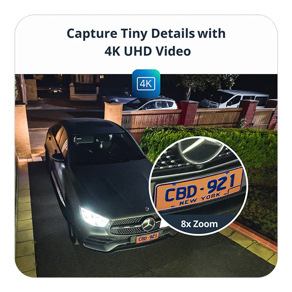 Safemo SK012 slimme camera | Batterij- en solarvoeding | 4K | IP65 | Wit | 2 stuks LSA00012 - 3