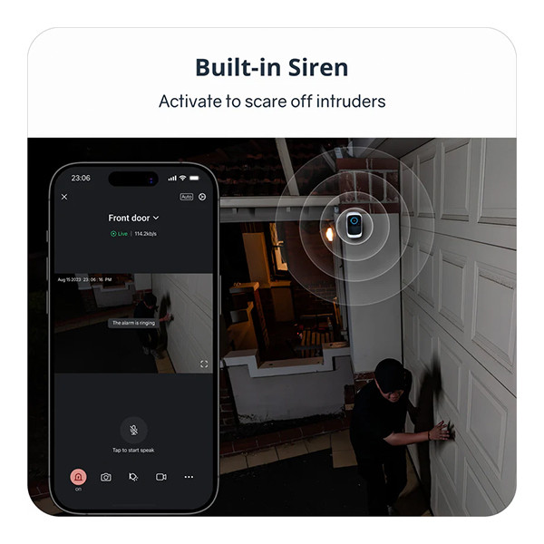 Safemo SK012 slimme camera | Batterij- en solarvoeding | 4K | IP65 | Wit | 2 stuks LSA00012 - 9
