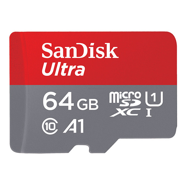 SanDisk Ultra Flashgeheugenkaart - 64 GB microSDXC UHS-I-geheugenkaart  LSA00001 - 1