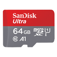 SanDisk Ultra Flashgeheugenkaart - 64 GB microSDXC UHS-I-geheugenkaart  LSA00001