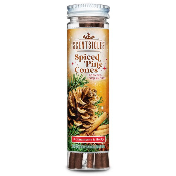 Kerstboom geurstokjes | Spiced Pine Cones Scentsicles | 6 stuks LSC00004 - 1