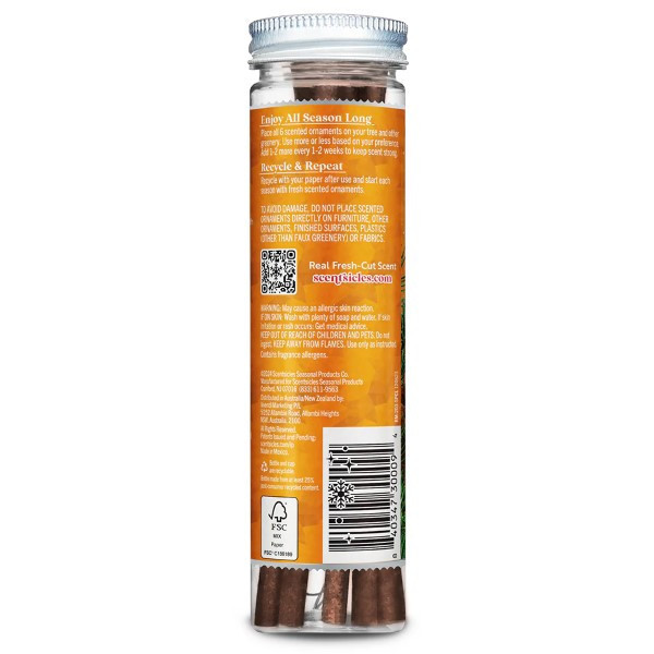 Kerstboom geurstokjes | Spiced Pine Cones Scentsicles | 6 stuks LSC00004 - 3