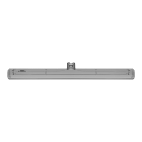 Segula LED buislamp S14d | 30 cm | Filament | Smokey | 1900K | Dimbaar | 6.5W (18W)  LSE00105
