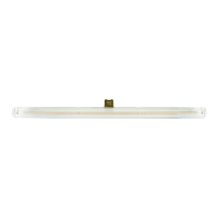 Segula LED buislamp S14d | 50 cm | Filament | Geribbeld Glas | 2200K | Dimbaar | 6W (43W)  LSE00106