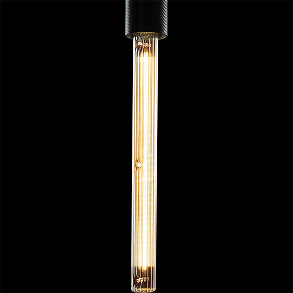 Segula LED lamp E27 | Buis T36 | Filament | Geribbeld Glas | 2200K | Dimbaar | 4.5W (28W)  LSE00113 - 2