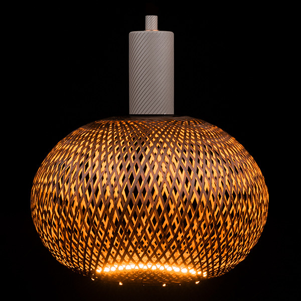 Segula LED lamp E27 | Floating Bamboo | Globe G300 | Filament | 2200K | Dimbaar | 6W (32W) LSE00146 - 2