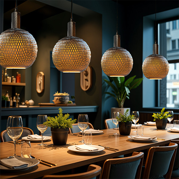 Segula LED lamp E27 | Floating Bamboo | Globe G300 | Filament | Brons | 2200K | Dimbaar | 6W (32W) LSE00146 - 4