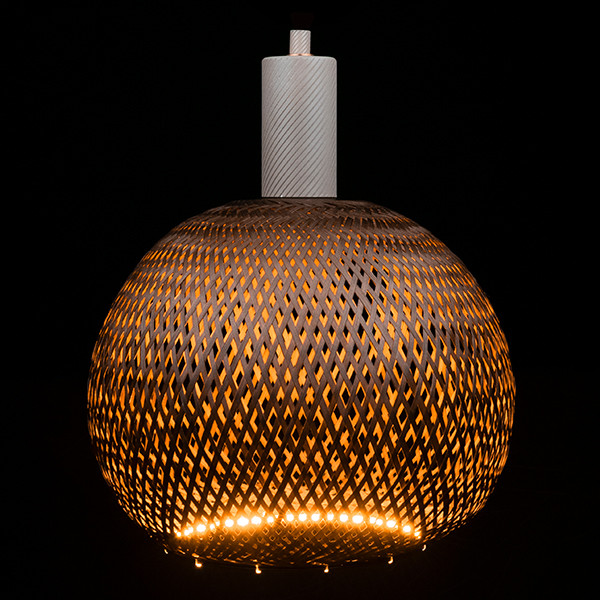 Segula LED lamp E27 | Floating Bamboo | Oval 300 | Filament | Brons | 2200K | Dimbaar | 6W (32W) LSE00147 - 2