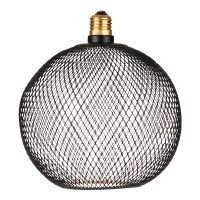 Segula LED lamp E27 | Floating Cage | Globe G180 | Filament | Zwart | 2200K | Dimbaar | 6W (32W) LSE00154