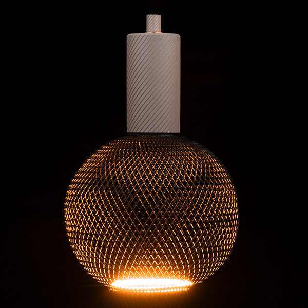 Segula LED lamp E27 | Floating Cage | Globe G180 | Filament | Zwart | 2200K | Dimbaar | 6W (32W) LSE00154 - 2