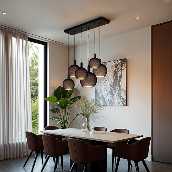 Segula LED lamp E27 | Floating Cage | Globe G180 | Filament | Zwart | 2200K | Dimbaar | 6W (32W) LSE00154 - 3