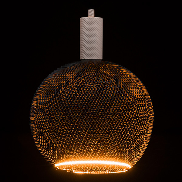 Segula LED lamp E27 | Floating Cage | Globe G300 | Filament | Zwart | 2200K | Dimbaar | 6W (32W) LSE00155 - 2