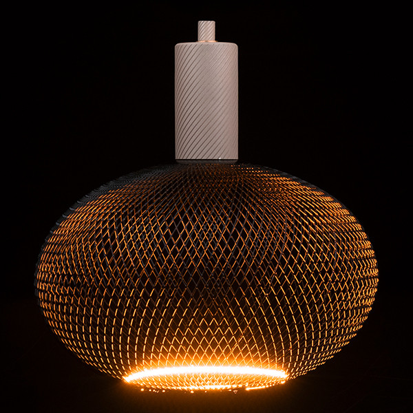 Segula LED lamp E27 | Floating Cage | Oval 300 | Filament | Zwart | 2200K | Dimbaar | 6W (32W) LSE00156 - 2