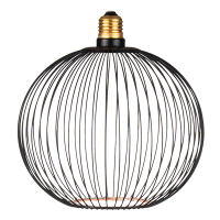 Segula LED lamp E27 | Floating Filo | Globe G180 | Filament | Zwart | 2200K | Dimbaar | 5W (35W) LSE00148