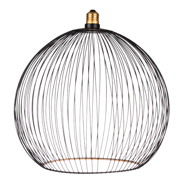 Segula LED lamp E27 | Floating Filo | Globe G300 | Filament | Zwart | 2200K | Dimbaar | 6W (39W) LSE00149 - 1