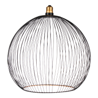 Segula LED lamp E27 | Floating Filo | Globe G300 | Filament | Zwart | 2200K | Dimbaar | 6W (39W) LSE00149