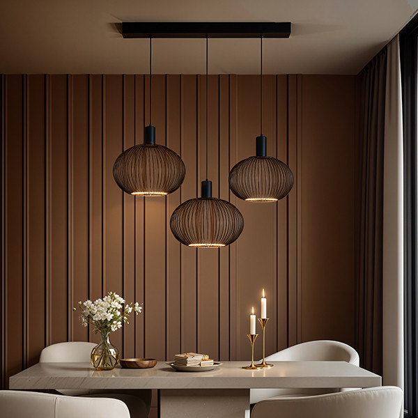 Segula LED lamp E27 | Floating Filo | Oval 300 | Filament | Zwart | 2200K | Dimbaar | 6W (39W) LSE00150 - 3