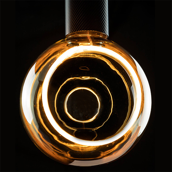 Segula LED lamp E27 | Floating Line | Globe G150 | 90° | Goud | 2200K | Dimbaar | 4.5W (28W) LSE00083 - 5