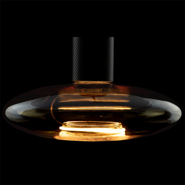 Segula LED lamp E27 | Floating Line | UFO G220 | Goud | 2200K | Dimbaar | 4W (24W) LSE00063 - 2