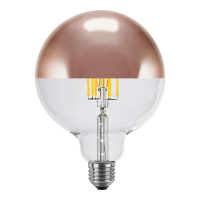 Segula LED lamp E27 | Globe G125 | Filament | Kopspiegel | Koper | 2700K | Dimbaar | 6.5W (45W)  LSE00138