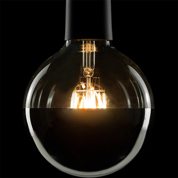 Segula LED lamp E27 | Globe G125 |  Filament | Kopspiegel | Zilver | 2700K | Dimbaar | 6.5W (45W)  LSE00136 - 2