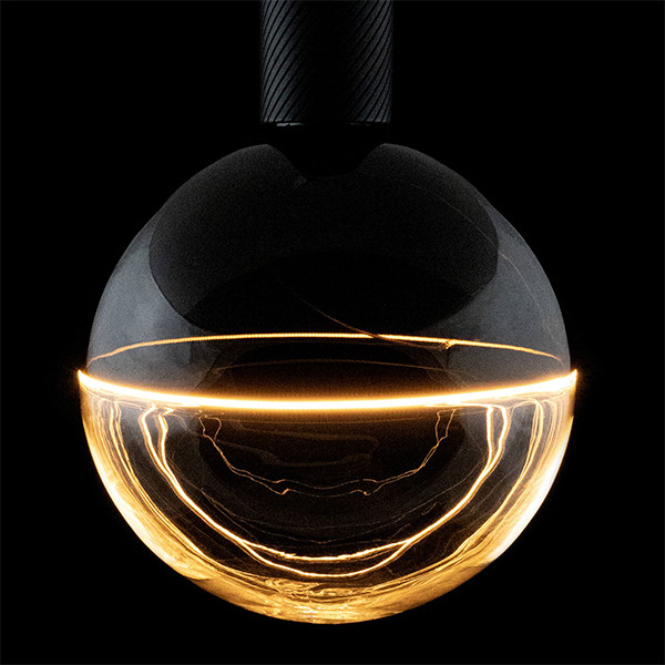 Segula LED lamp E27 | Illusion Globe G190 | Zwart/Helder | 1900K | Dimbaar | 5.8W (24W)  LSE00058 - 2