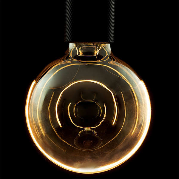 Segula LED lamp E27 | Illusion Line | Top halve maan | Globe G125 | Smokey | 1900K | Dimbaar | 6W (30W) LSE00074 - 2