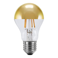 Segula LED lamp E27 | Peer A60 | Filament | Kopspiegel | Goud | 2700K | Dimbaar | 3.2W (26W)  LSE00134
