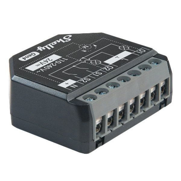 Shelly 2PM Gen4 module | WiFi, Bluetooth, Zigbee | Zwart LSH00133 - 3