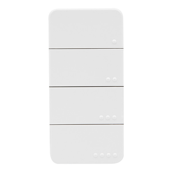 Shelly BLU RC Button 4 ZB | 4-Knops Schakelaar | Zigbee | Wit LSH00141 - 6