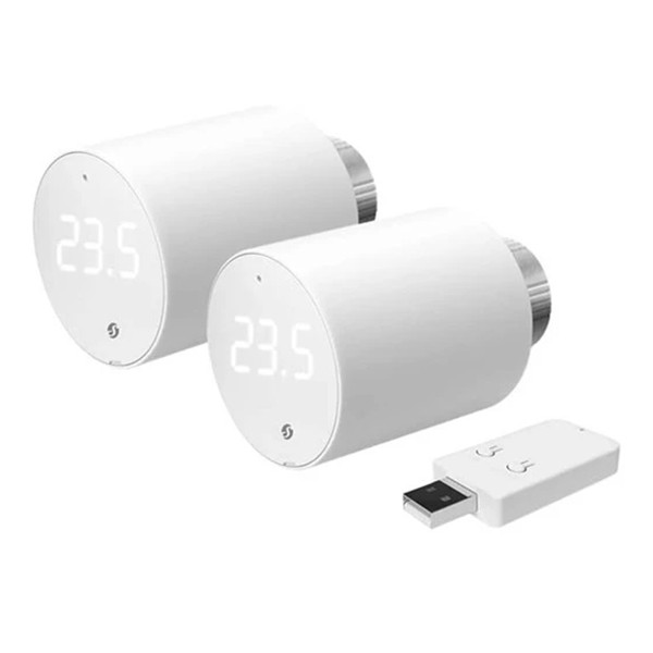 Shelly BLU TRV + BLU Gateway Gen3 thermostaat | Bluetooth | Wit | 2 stuks LSH00160 - 1