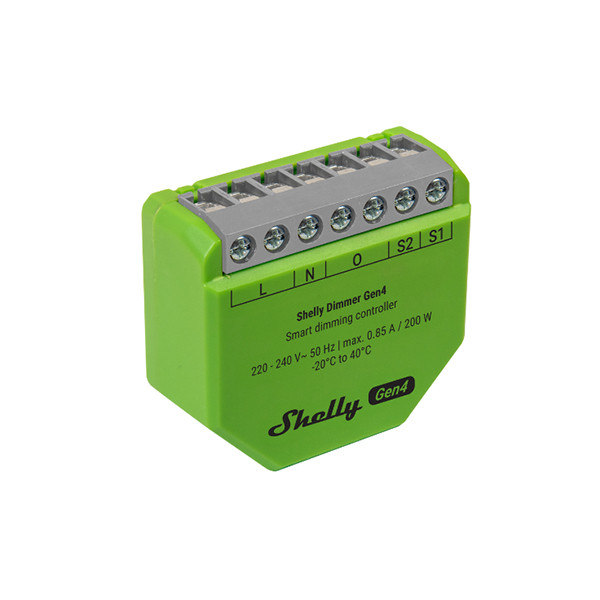 Shelly Dimmer Gen4 | Bluetooth, WiFi, Zigbee | Max. 200W LSH00189 - 2