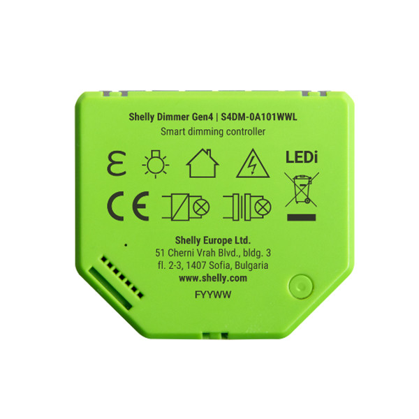Shelly Dimmer Gen4 | Bluetooth, WiFi, Zigbee | Max. 200W LSH00189 - 3