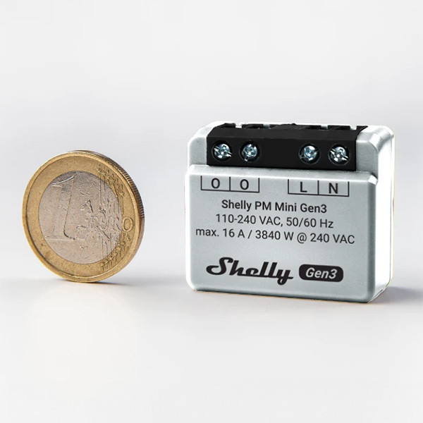 Shelly PM Mini module Gen3 | Bluetooth, WiFi | Wit  LSH00036 - 3