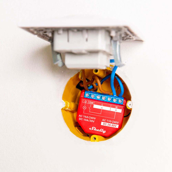 Shelly Plus 1PM module | Bluetooth, WiFi | Rood LSH00007 - 3