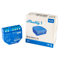 Shelly Plus 1 module | Bluetooth, WiFi | Blauw  LSH00006