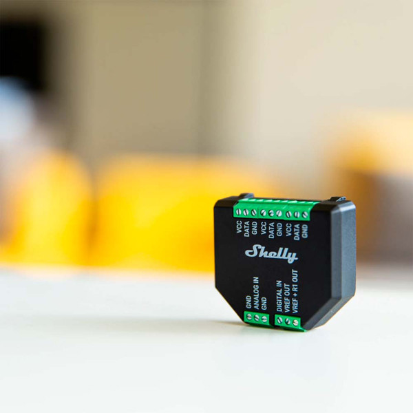 Shelly Plus Add-On | Bluetooth, WiFi | Zwart  LSH00011 - 2