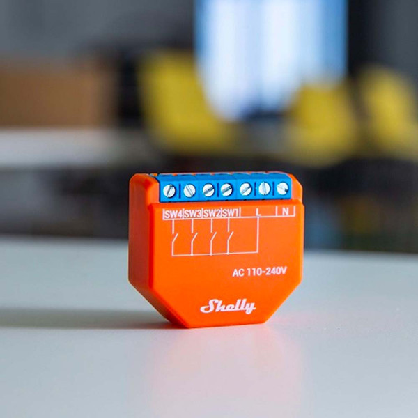 Shelly Plus i4 module | Bluetooth, WiFi | Oranje  LSH00009 - 4