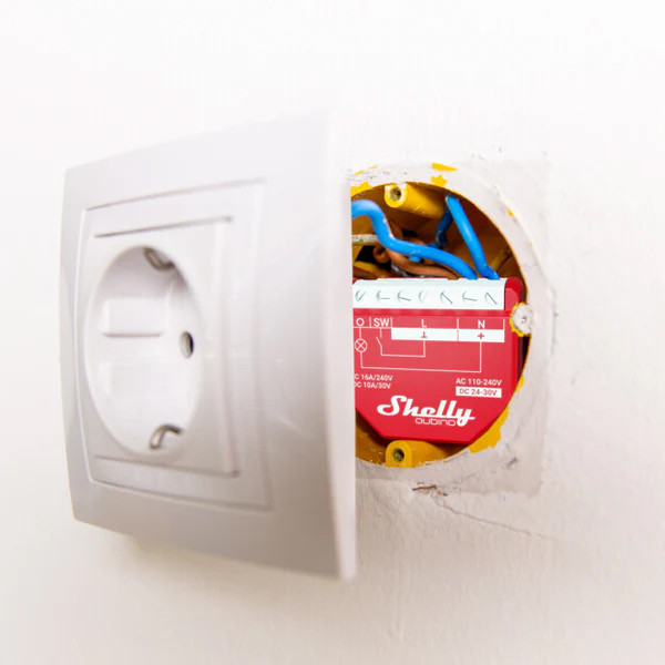 Shelly Slimme schakelaar | Wave 1PM | Z-Wave | Rood LSH00174 - 3