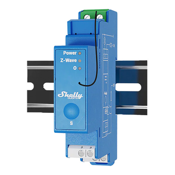 Shelly Slimme schakelaar | Wave Pro 1 | Z-Wave | Blauw LSH00168 - 1