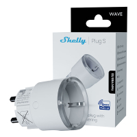 Shelly Smart plug | inclusief energiemeter | Wave Plug S LR | Max. 2500W | Z-Wave | IP20 | Wit LSH00187
