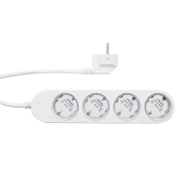 Shelly Smart stekkerdoos | Power Strip Gen4 | inclusief energiemeter | Max. 3680 W | WiFi | Wit LSH00161