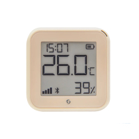 Shelly Temperatuur- en luchtvochtigheidssensor H&T Gen3 | WiFi, Bluetooth | Mocha  LSH00037