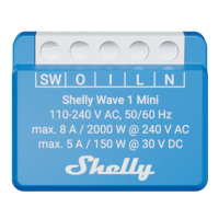 Shelly Wave 1 Mini LR | Z-Wave | Blauw