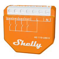 Shelly Wave i4 LR module | Z-Wave | Oranje